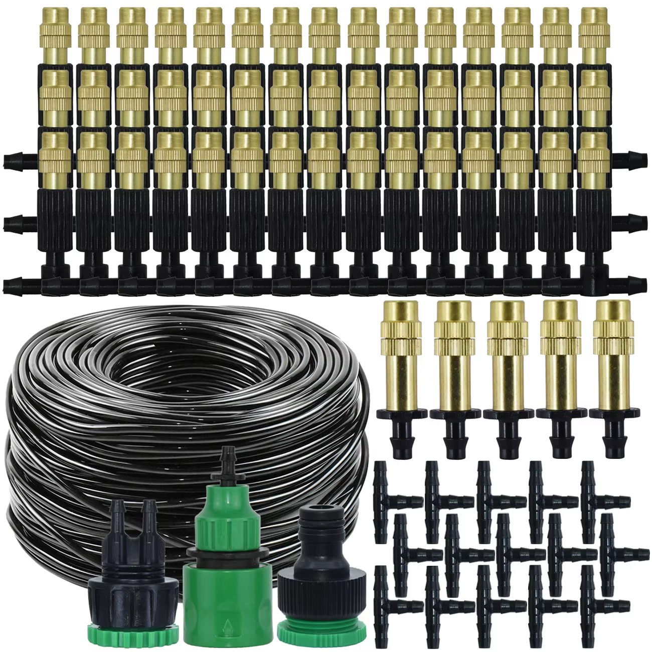 Mist Cooling System Outdoor Patio 15M - 15M-30M Outdoor Misting Cooling System Garden