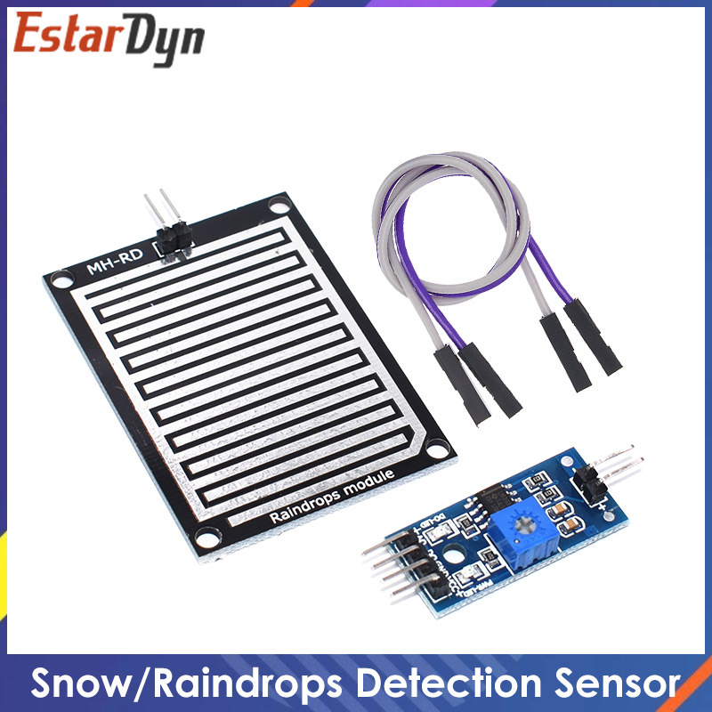 Rain Sensor For Irrigation Timer - Snow Raindrops Detection Sensor Module Rain
