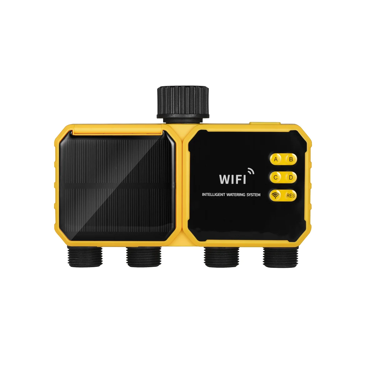 Rain Sensor For Irrigation Timer - Household 4-Way WIFI Solar Automatic Irrigation