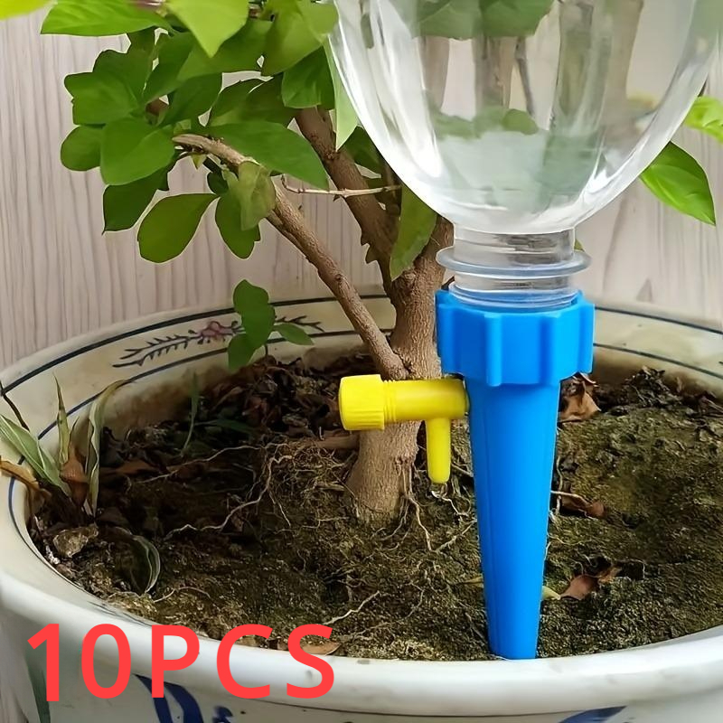 Drip Irrigation System Automatic Kit - 10PCS Flower Adjustable Automatic Drip Irrigation