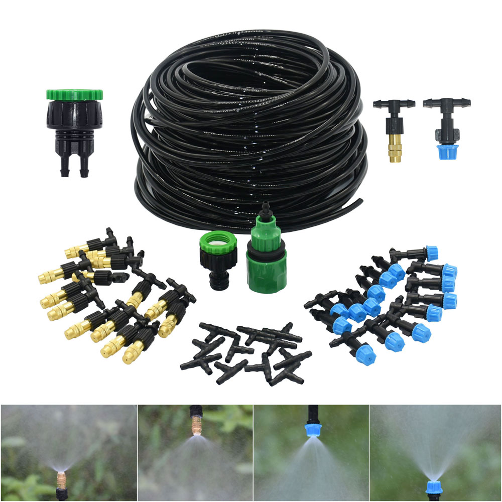 Mist Cooling System Outdoor Patio 15M - 5M-30M Outdoor Misting Cooling System Garden