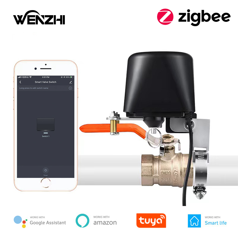 Tuya Zigbee Garden Irrigation Controller - ZigBee Water/Gas Valve Remote Control System