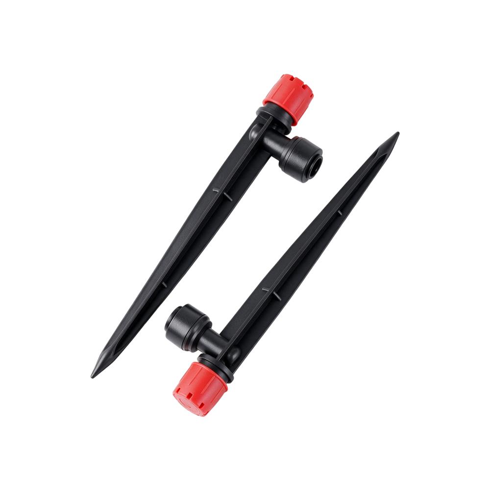 Drip Emitters Adjustable 360 Micro - Red Eight-Hole Adjustable Flow Dripper Stake