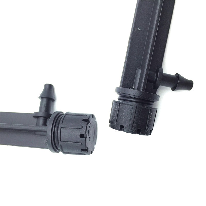 6PCS Black Adjustable Irrigati - Drip Emitters Adjustable 360 Micro review and price