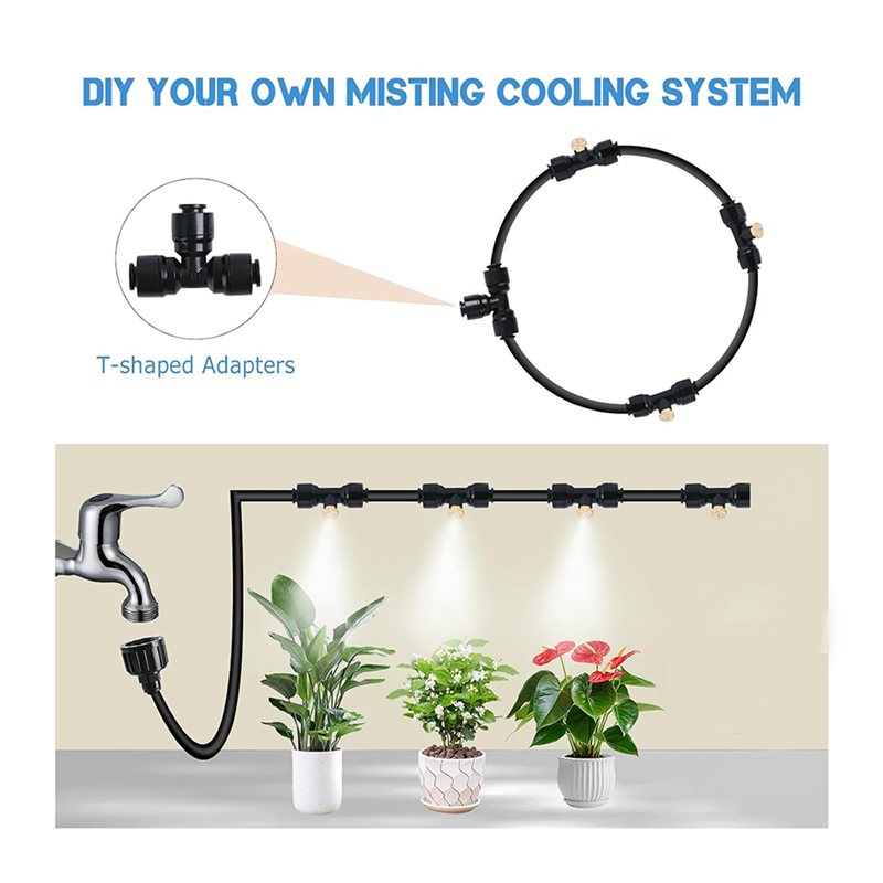 PHFU-2X Misting Cooling System - Mist Cooling System Outdoor Patio 15M review and price