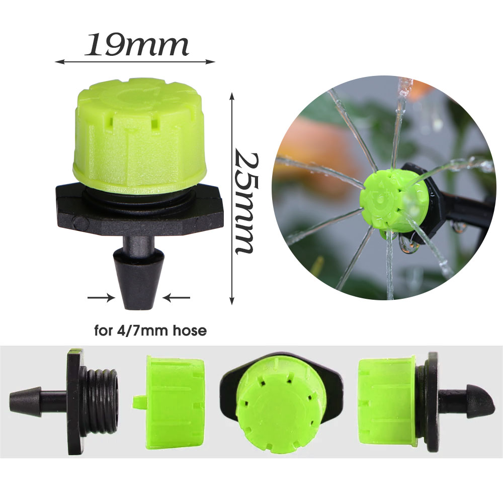 30-1000PCS Green 8-Hole Adjust - Drip Emitters Adjustable 360 Micro review and price