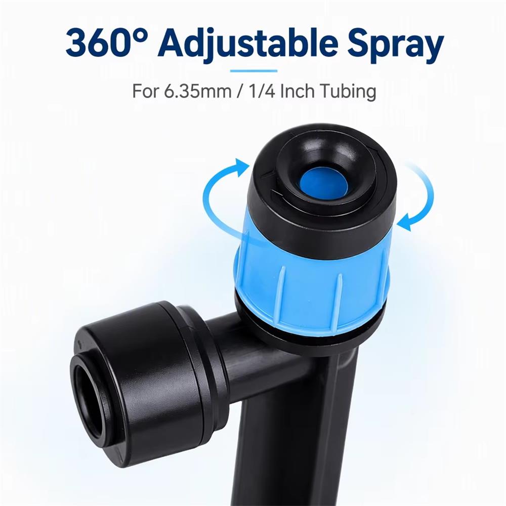 10/20Pcs 1/4 Inch Adjustable D - Drip Emitters Adjustable 360 Micro review and price