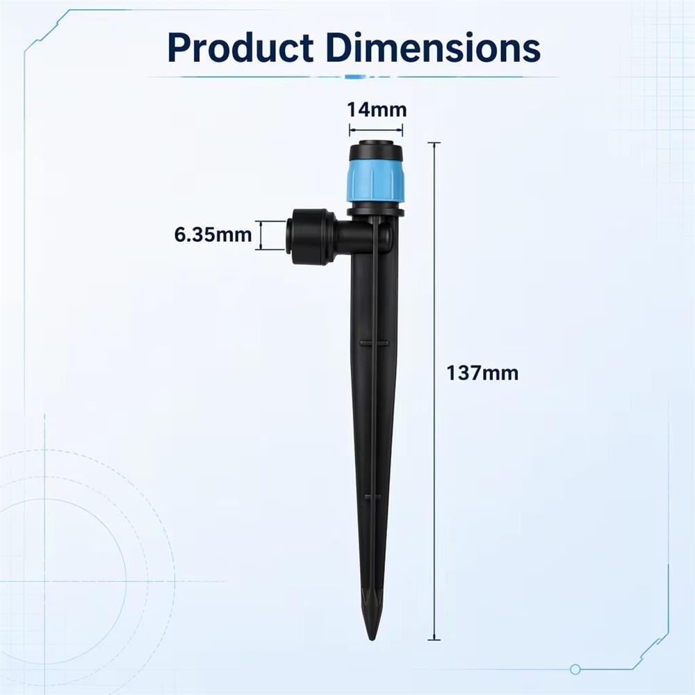 10/20Pcs 1/4 Inch Adjustable D - Drip Emitters Adjustable 360 Micro review and price