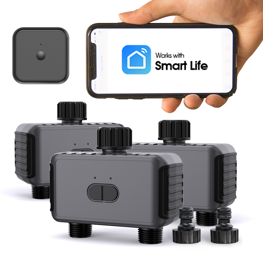 WiFi Bluetooth-compatible 2 Ou - Wifi Water Timer Hose Faucet Smart review and price