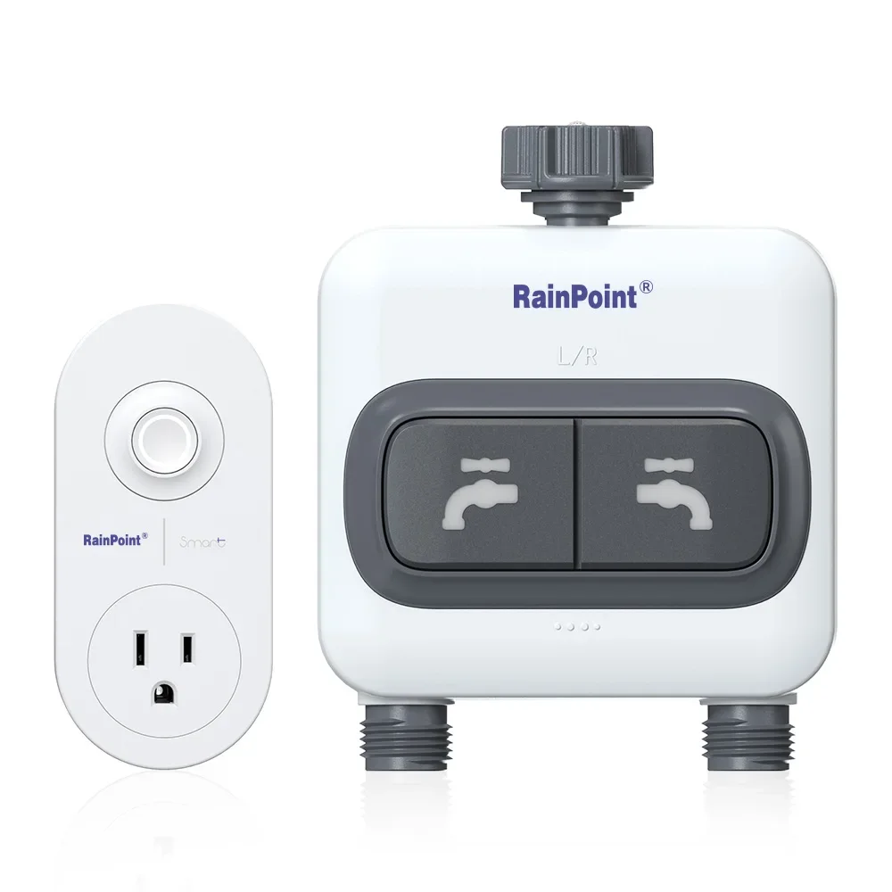 RAINPOINT Wi-Fi 2-outlets Wate - Wifi Water Timer Hose Faucet Smart review and price