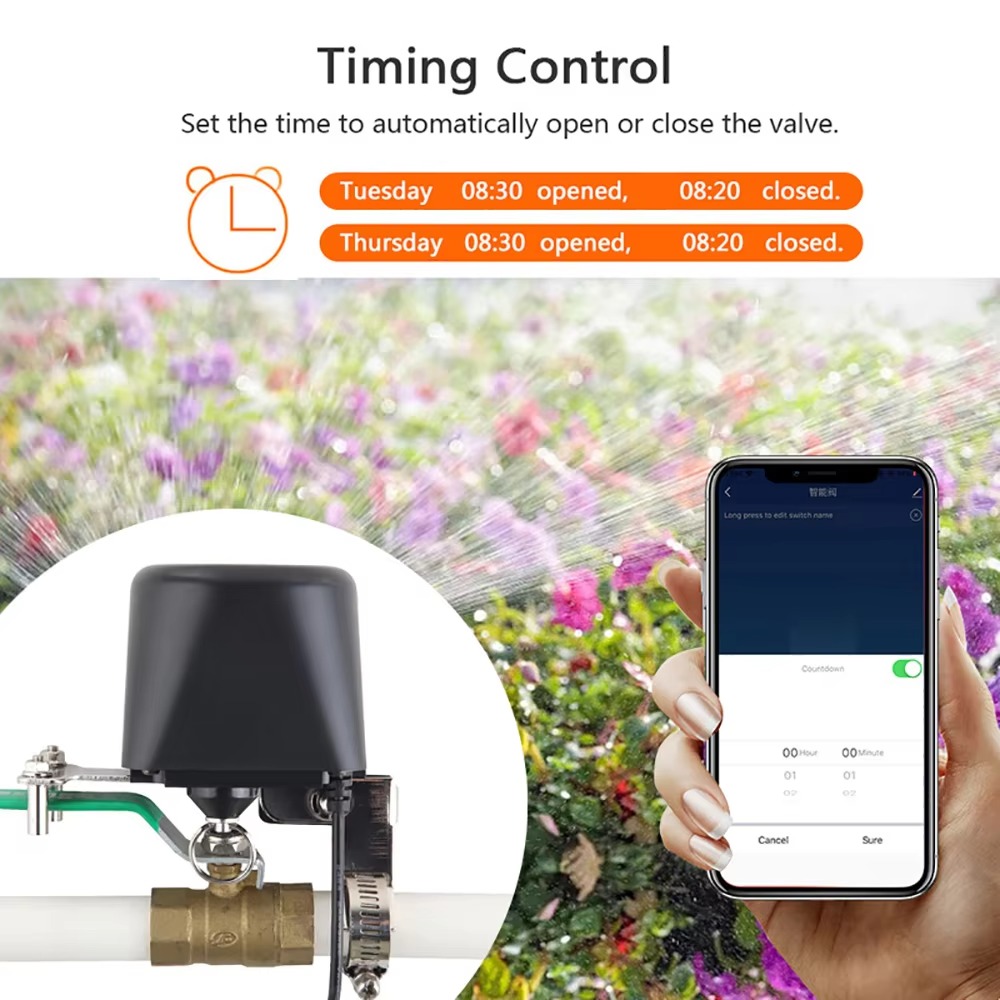 Tuya Zigbee or Wifi Water Valv - Tuya Zigbee Garden Irrigation Controller review and price