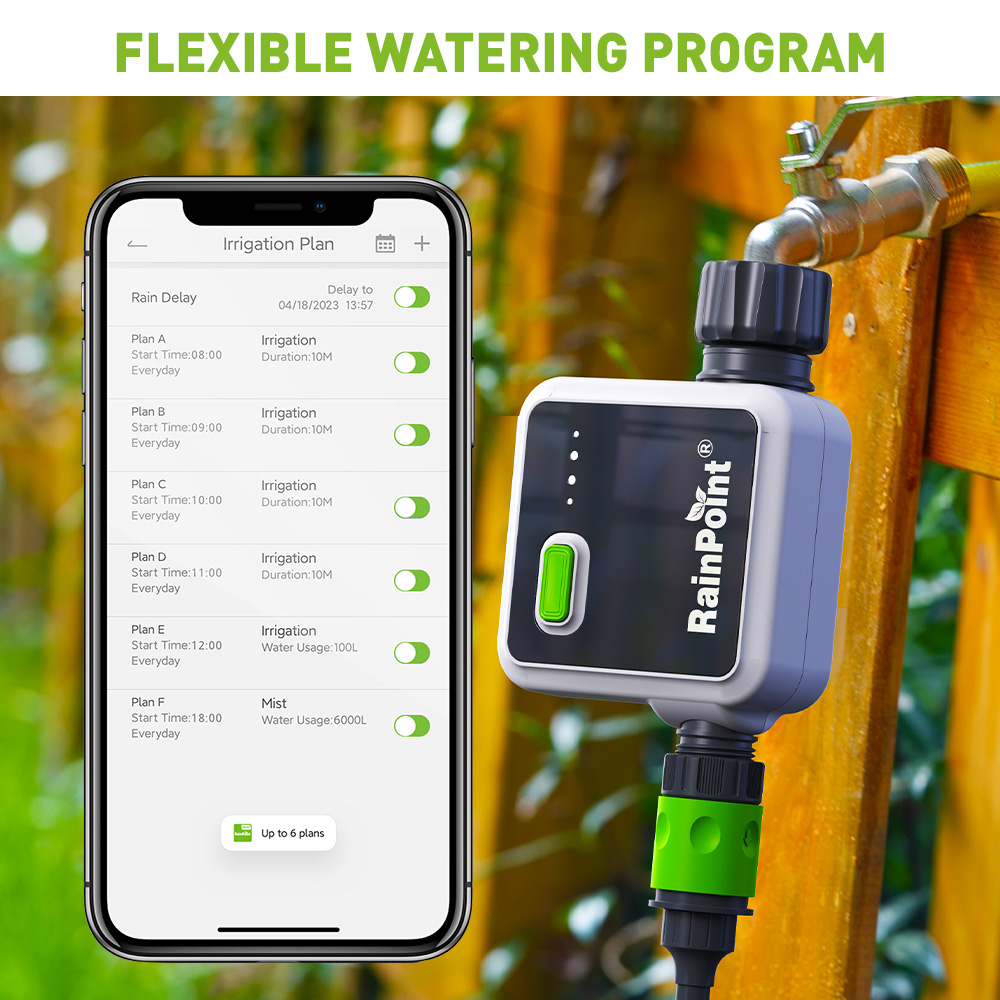 RAINPOINT 1-Zone Wireless Smar - Wifi Water Timer Hose Faucet Smart review and price