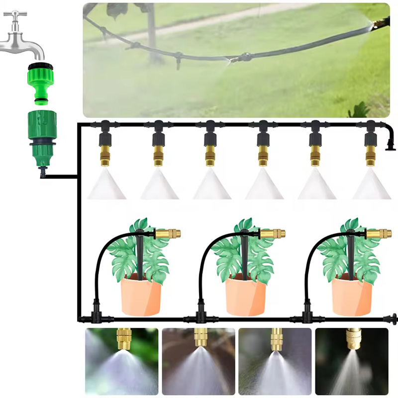 5M-20M Outdoor Misting Cooling - Mist Cooling System Outdoor Patio 15M review and price