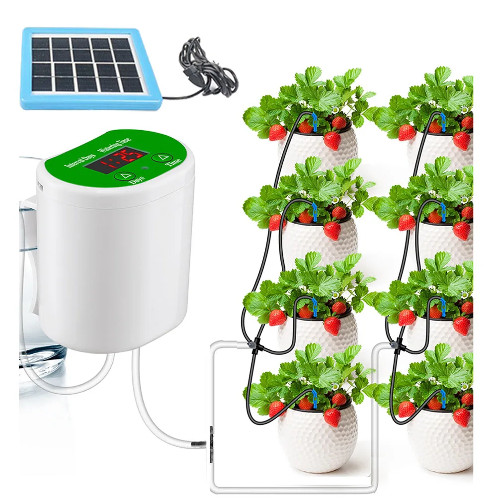 Pump Intelligent Drip Irrigati - Solar Drip Irrigation Kit Garden review and price