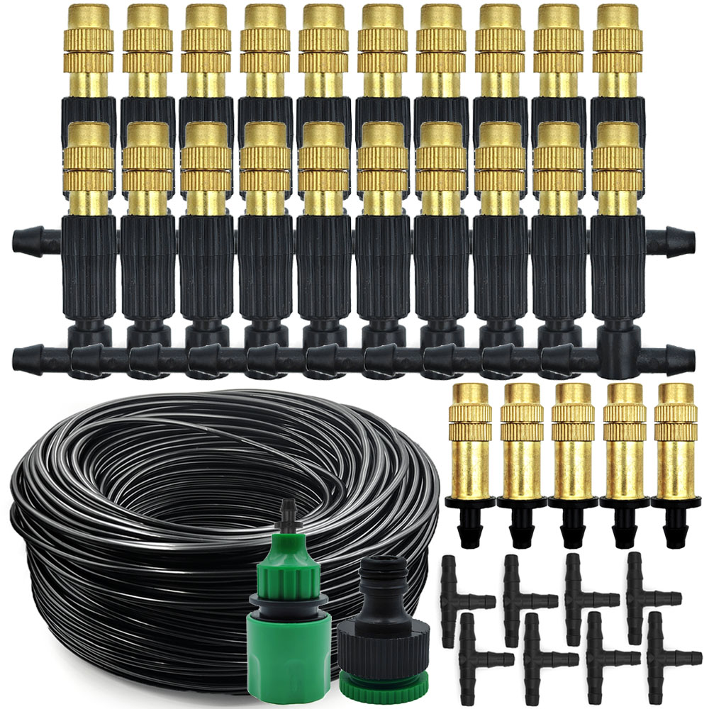 5M-30M Outdoor Misting Cooling - Mist Cooling System Outdoor Patio 15M review and price