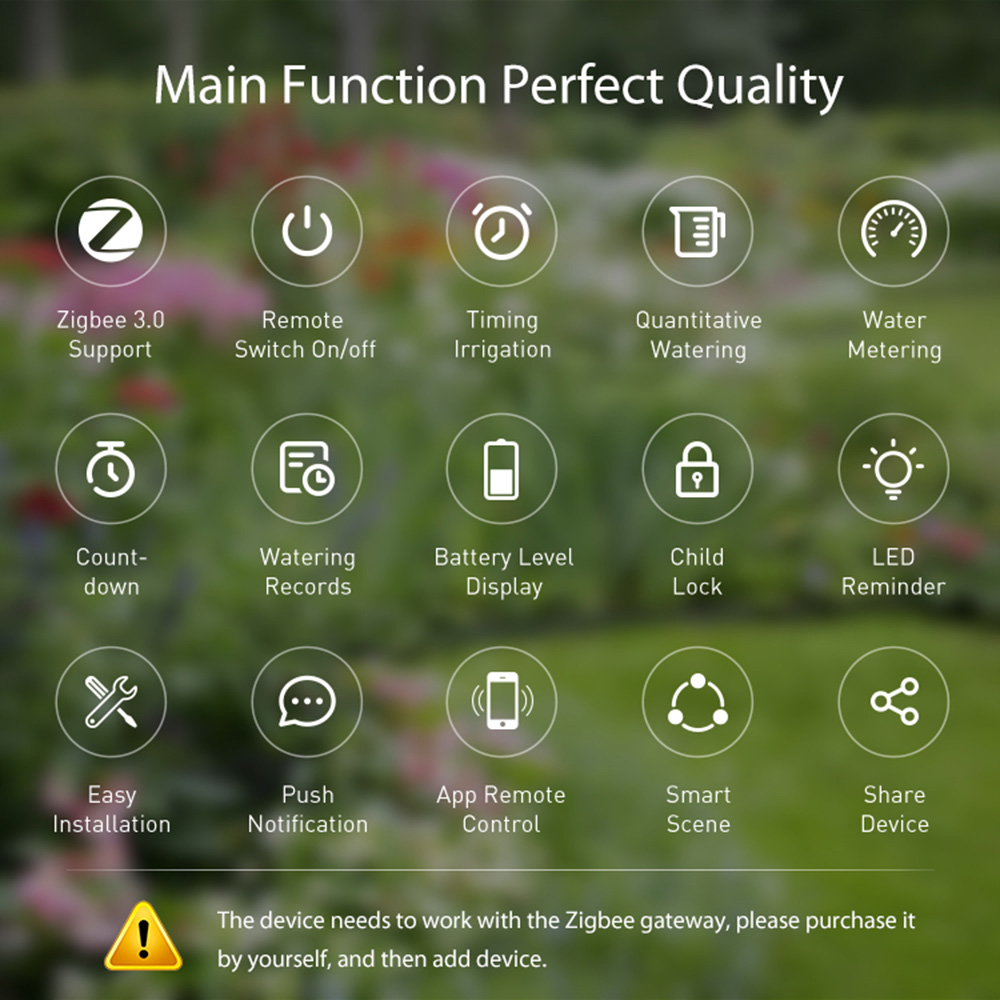 Zigbee Tuya Water Timer with R - Tuya Zigbee Garden Irrigation Controller review and price