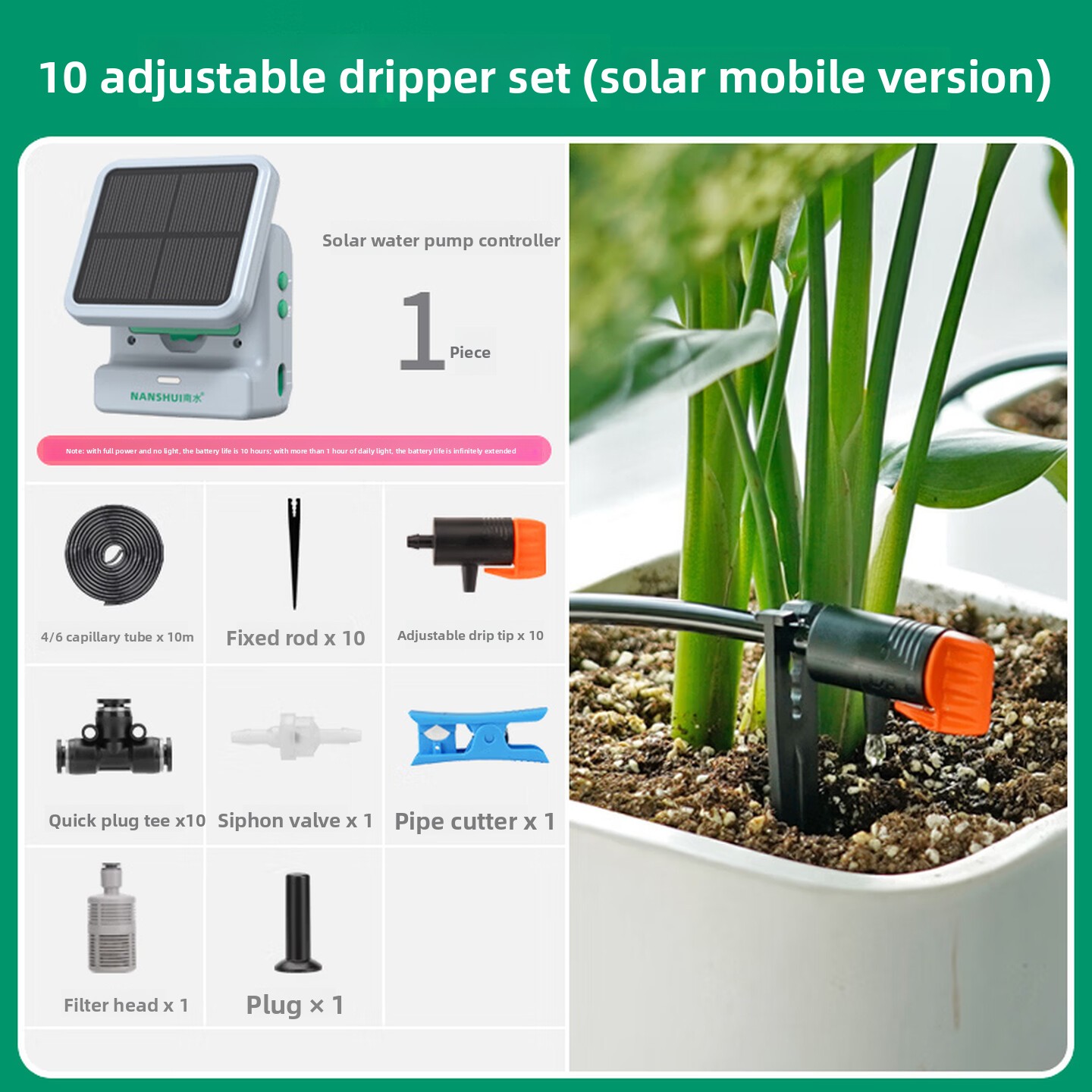 Solar WiFi Automatic Irrigatio - Solar Drip Irrigation Kit Garden review and price