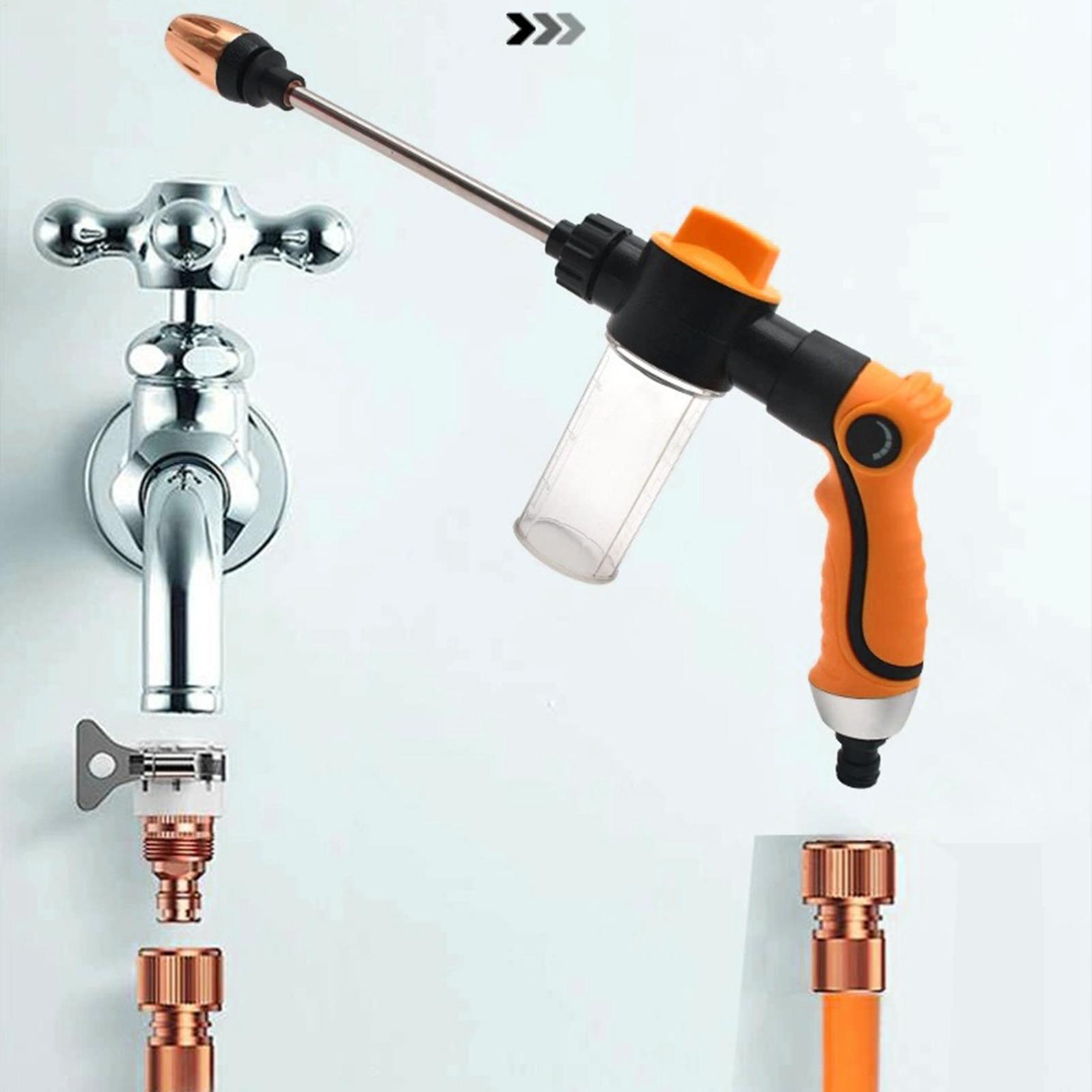 Garden Hose Nozzle Heavy Duty  - Garden Watering Wand Aluminum Spray review and price