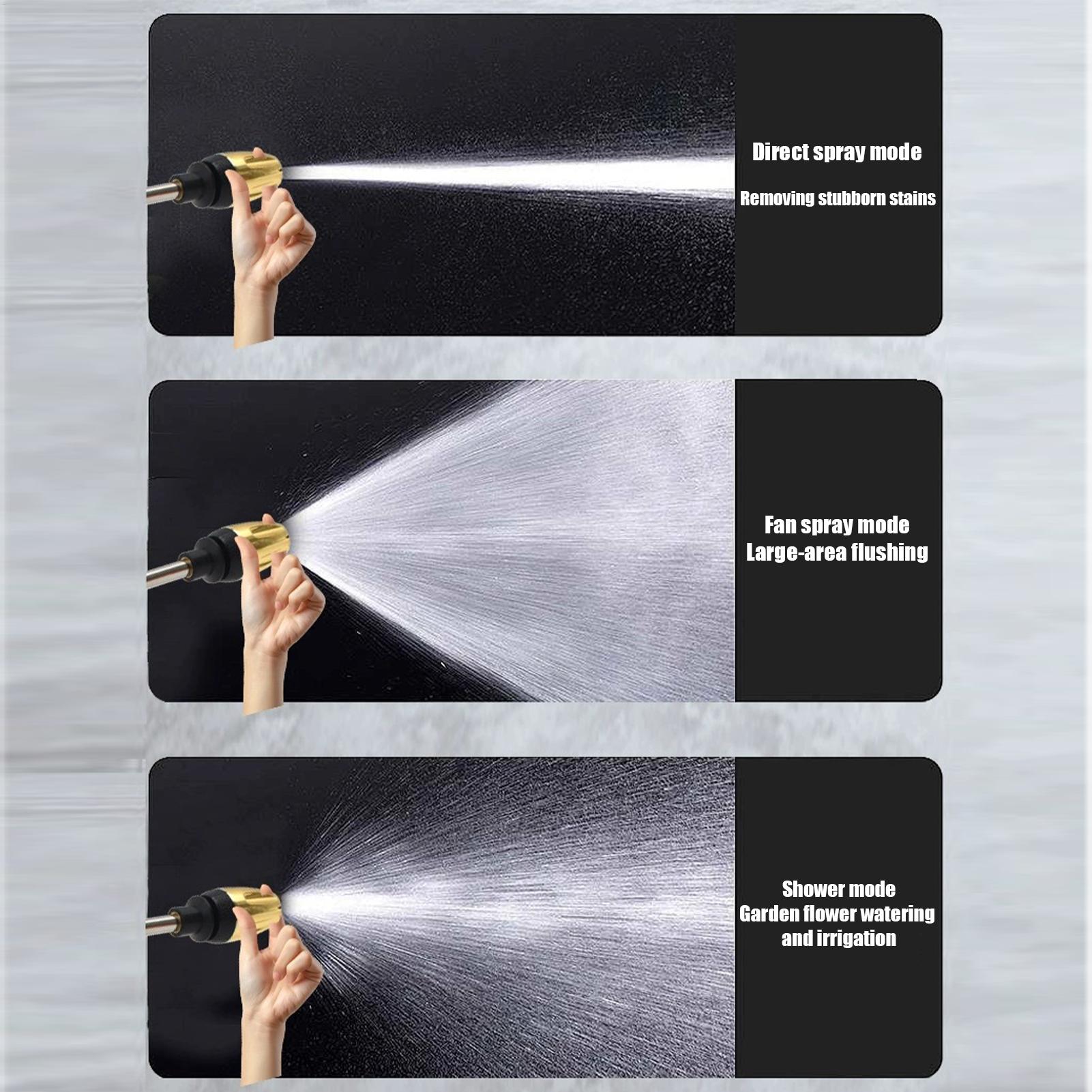Garden Hose Nozzle Heavy Duty  - Garden Watering Wand Aluminum Spray review and price