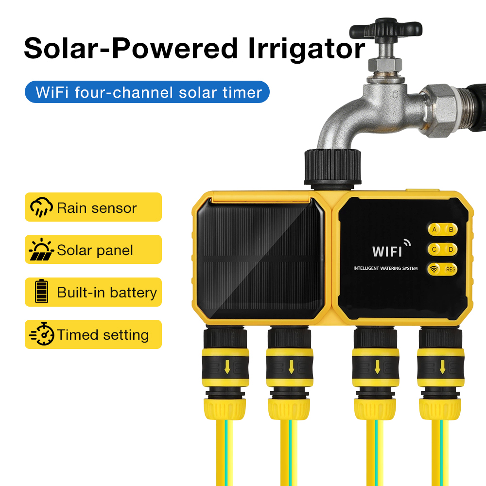 Solar Irrigation Watering Syst - Wifi Water Timer Hose Faucet Smart review and price