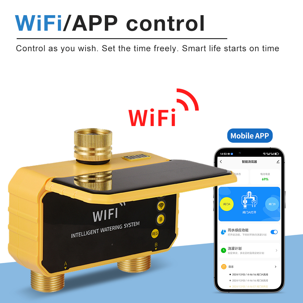 Solar Irrigation Watering Syst - Wifi Water Timer Hose Faucet Smart review and price