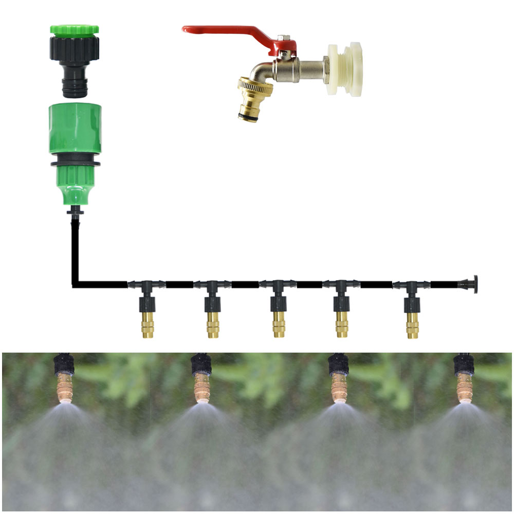 5M-30M Outdoor Misting Cooling - Mist Cooling System Outdoor Patio 15M review and price