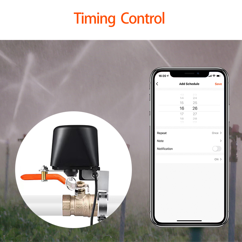 ZigBee Water/Gas Valve Remote  - Tuya Zigbee Garden Irrigation Controller review and price