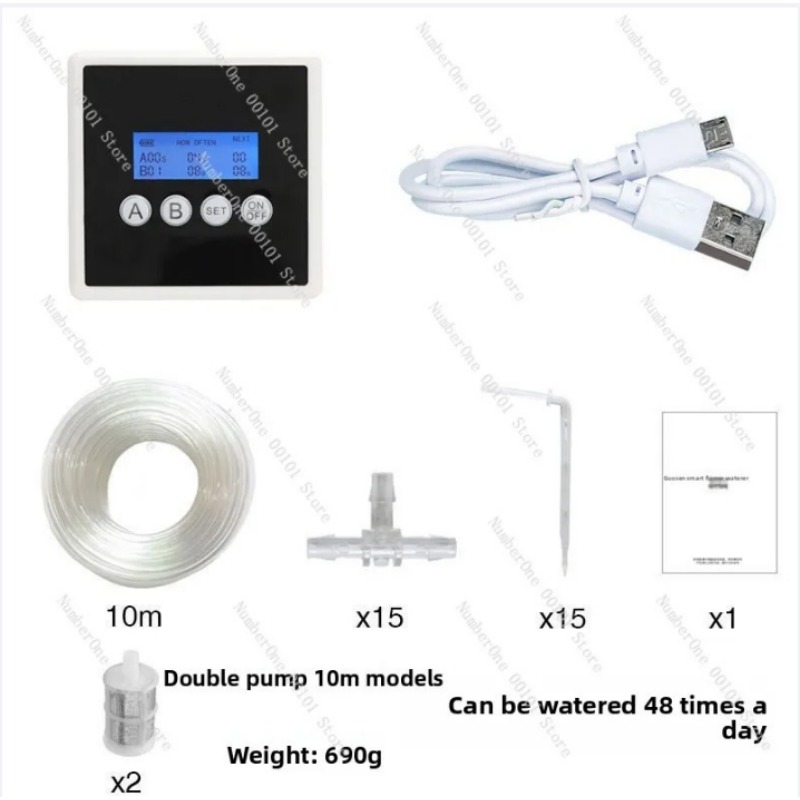 Dual Pump Smart Watering Syste - Automatic Watering Pump Indoor Plants review and price