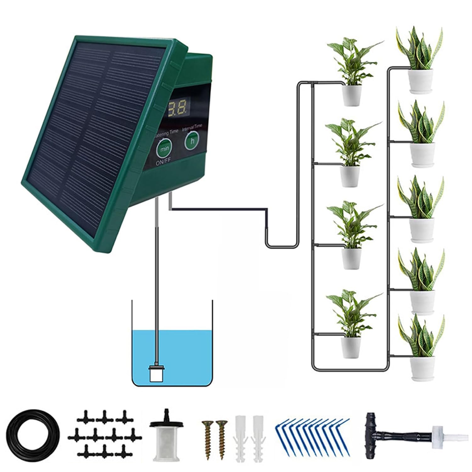 1pc DIY Solar-Powered Automati - Rain Sensor For Irrigation Timer review and price