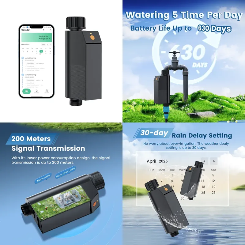 Smart Garden Sprinkler Water T - Wifi Water Timer Hose Faucet Smart review and price