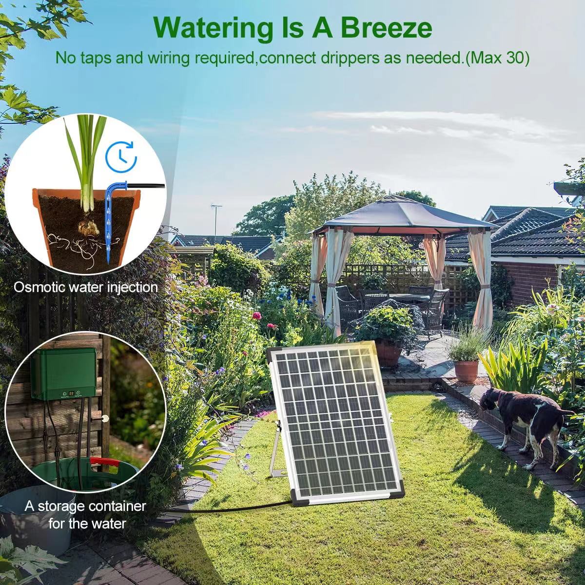 Hot Product Solar Garden Autom - Solar Drip Irrigation Kit Garden review and price