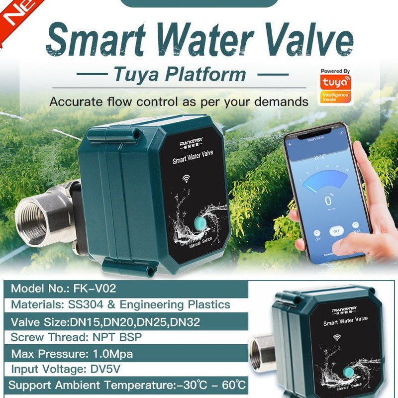 Tuya WiFi Zigbee Smart Water V - Tuya Zigbee Garden Irrigation Controller review and price