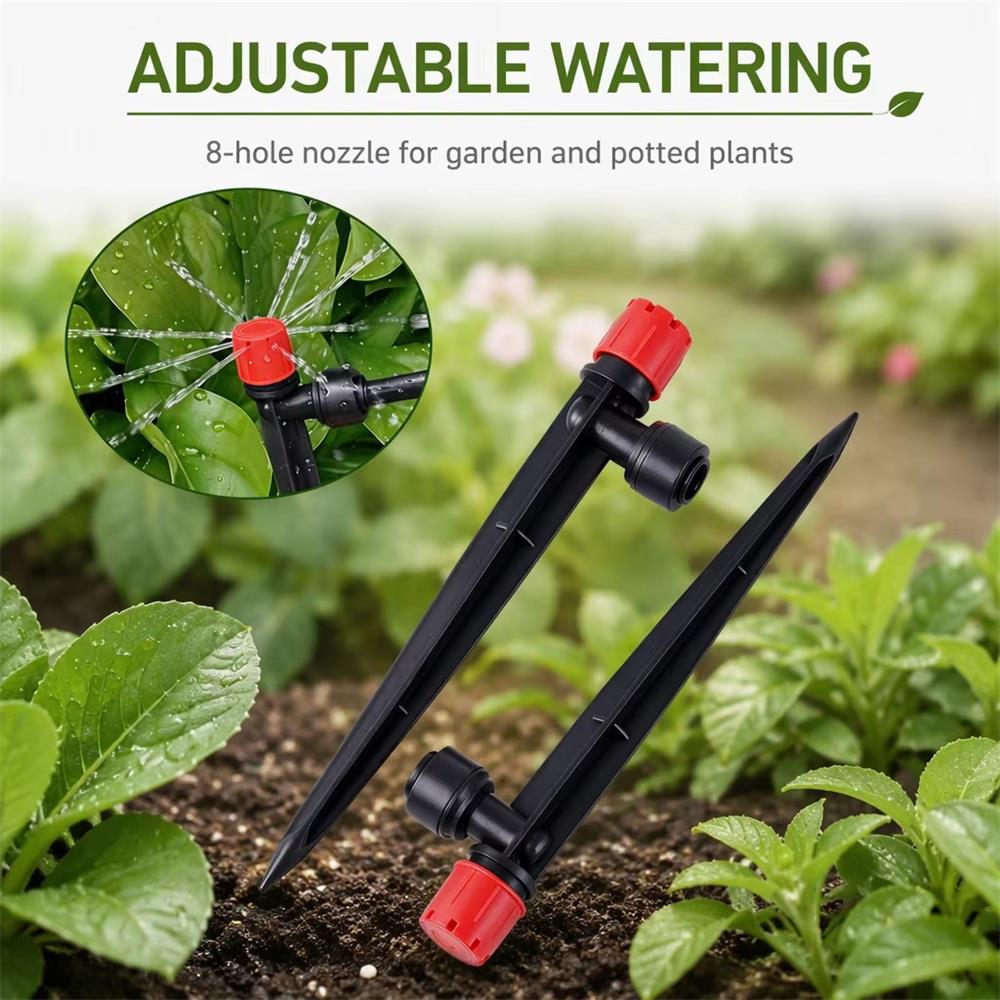 Red Eight-Hole Adjustable Flow - Drip Emitters Adjustable 360 Micro review and price