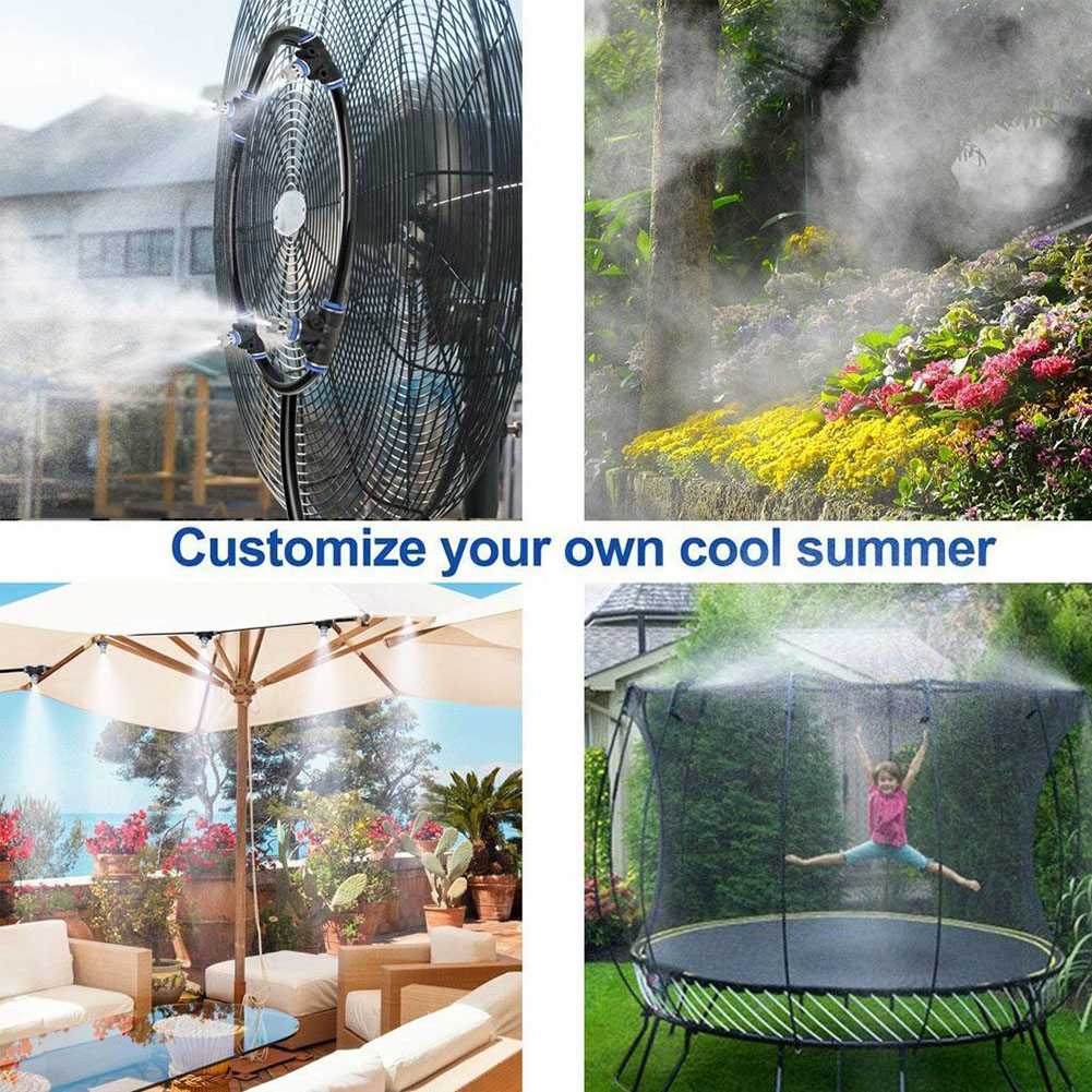 50ft Misting Drip Irrigation K - Mist Cooling System Outdoor Patio 15M review and price
