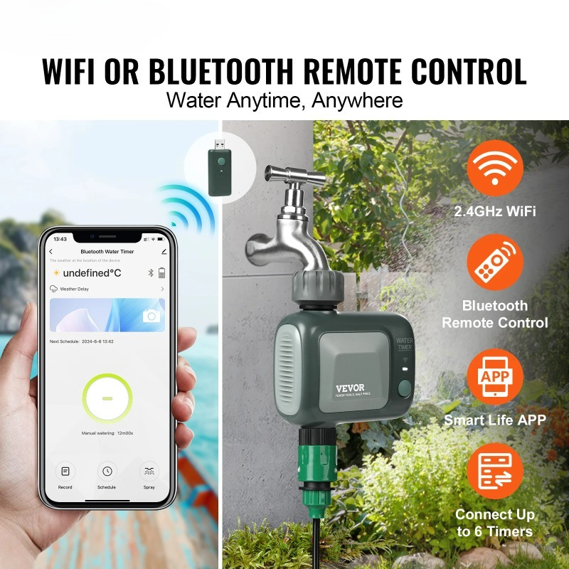 WiFi Sprinkler Timer Single/ T - Wifi Water Timer Hose Faucet Smart review and price