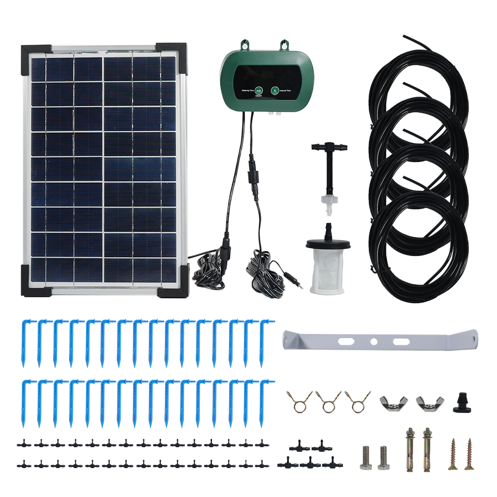 Solar Hydroponics Equipment  M - Solar Drip Irrigation Kit Garden review and price