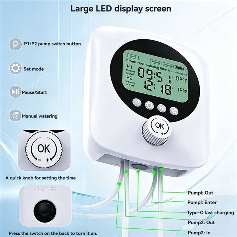 For 30 Potted Plants Compatibl - Automatic Watering Pump Indoor Plants review and price